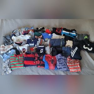 11lbs of baby boys winter clothes size 12M